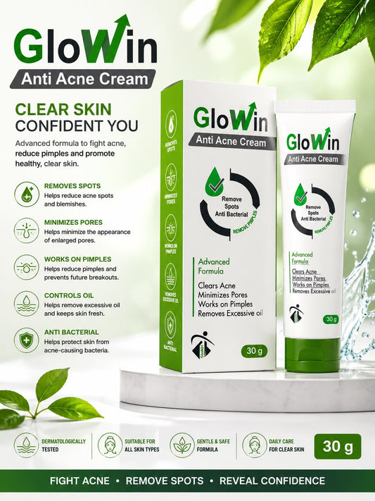 GloWin Anti Acne Cream – Advanced Skin Care Formula | 30g