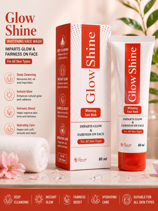 GlowShine Whitening Face Wash – Daily Brightening & Cleansing Face Wash (80ml)