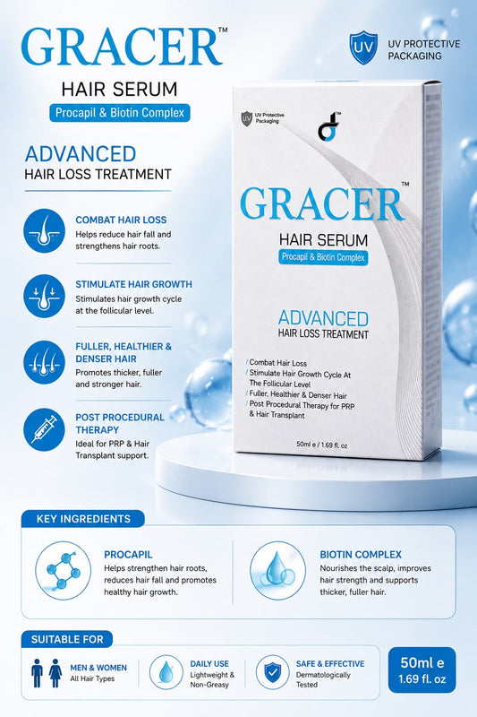 GRACER Hair Serum – Advanced Hair Care Formula (50ml)