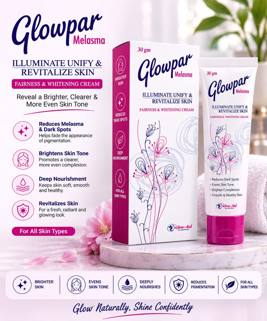 Glowpar Melasma Whitening Cream – Advanced Skin Brightening & Pigmentation Care (30g)