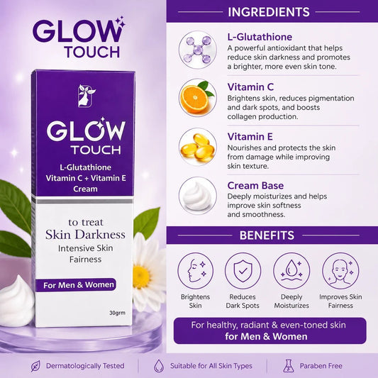 Glow Touch L-Glutathione Vitamin C + Vitamin E Cream